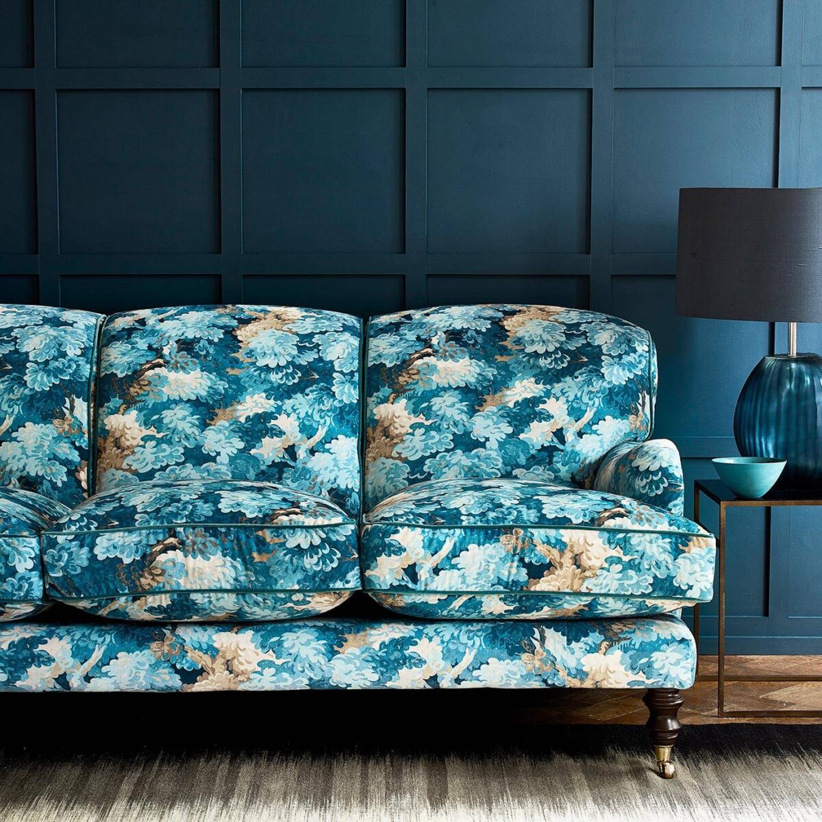 English Oak Fabric - Cornflower from