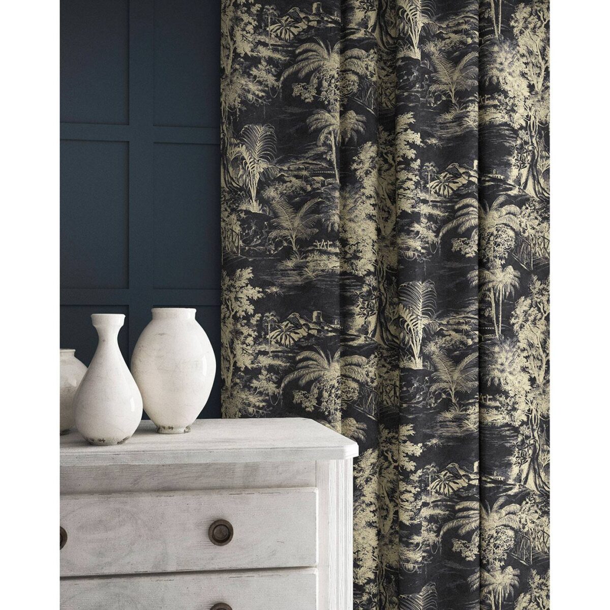 Heat of the Night Fabric - Slate by Heat of the Night Fabric - Slate from