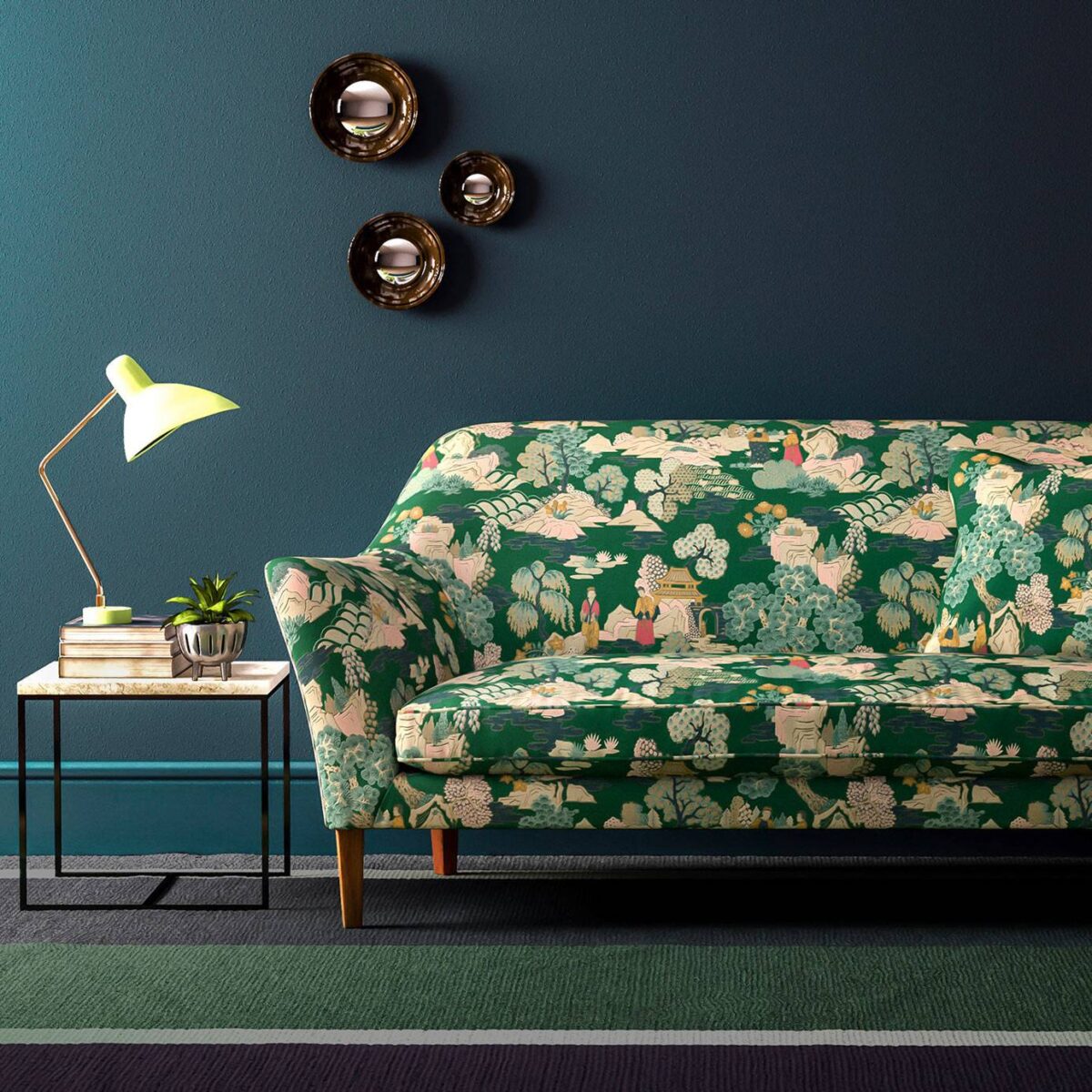 Japanese Garden Fabric - Jade from