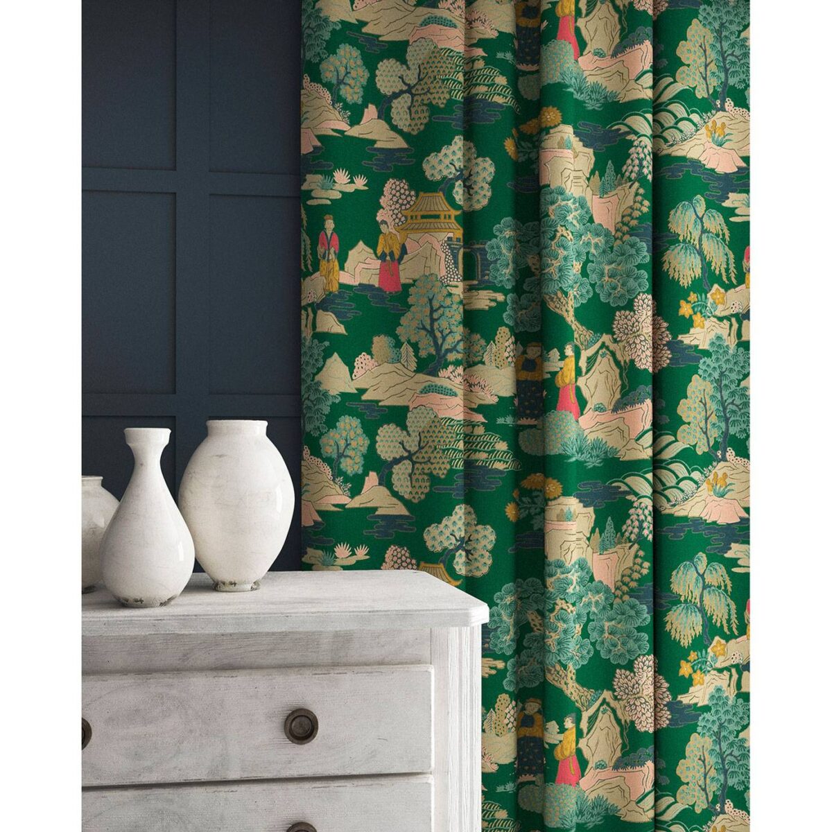 Japanese Garden Fabric - Jade from
