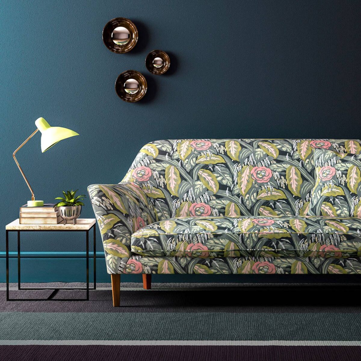 Les Fauves Fabric - Charcoal by Les Fauves Fabric - Charcoal from