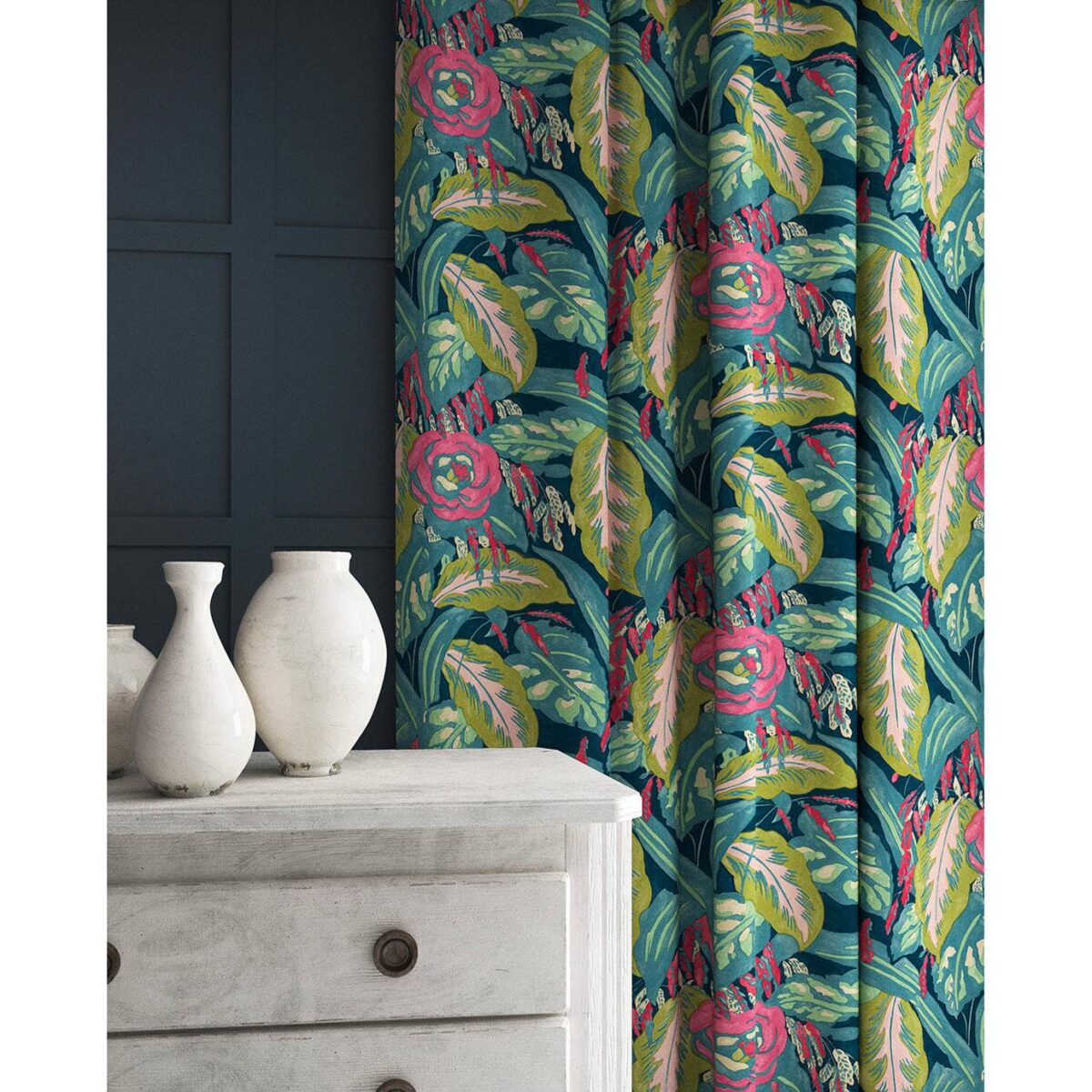 Les Fauves Fabric - Cerulean by Les Fauves Fabric - Cerulean from