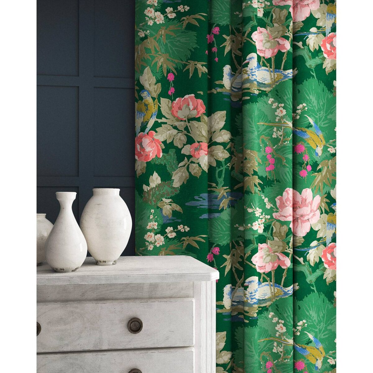 On the River Fabric - Emerald by On the River Fabric - Emerald from