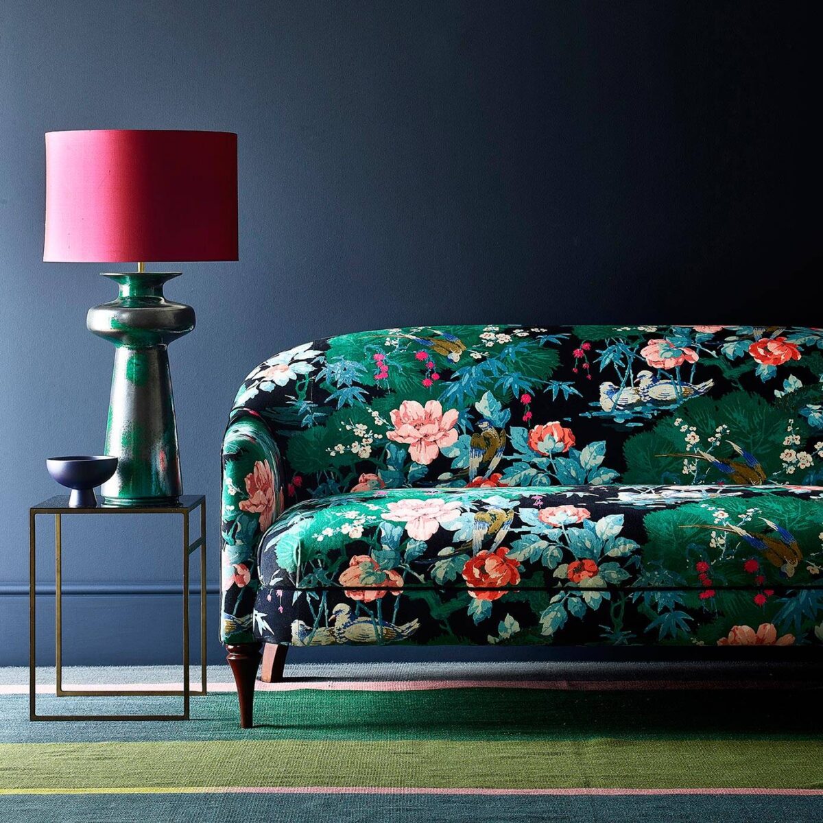 On the River Fabric - Aqua from
