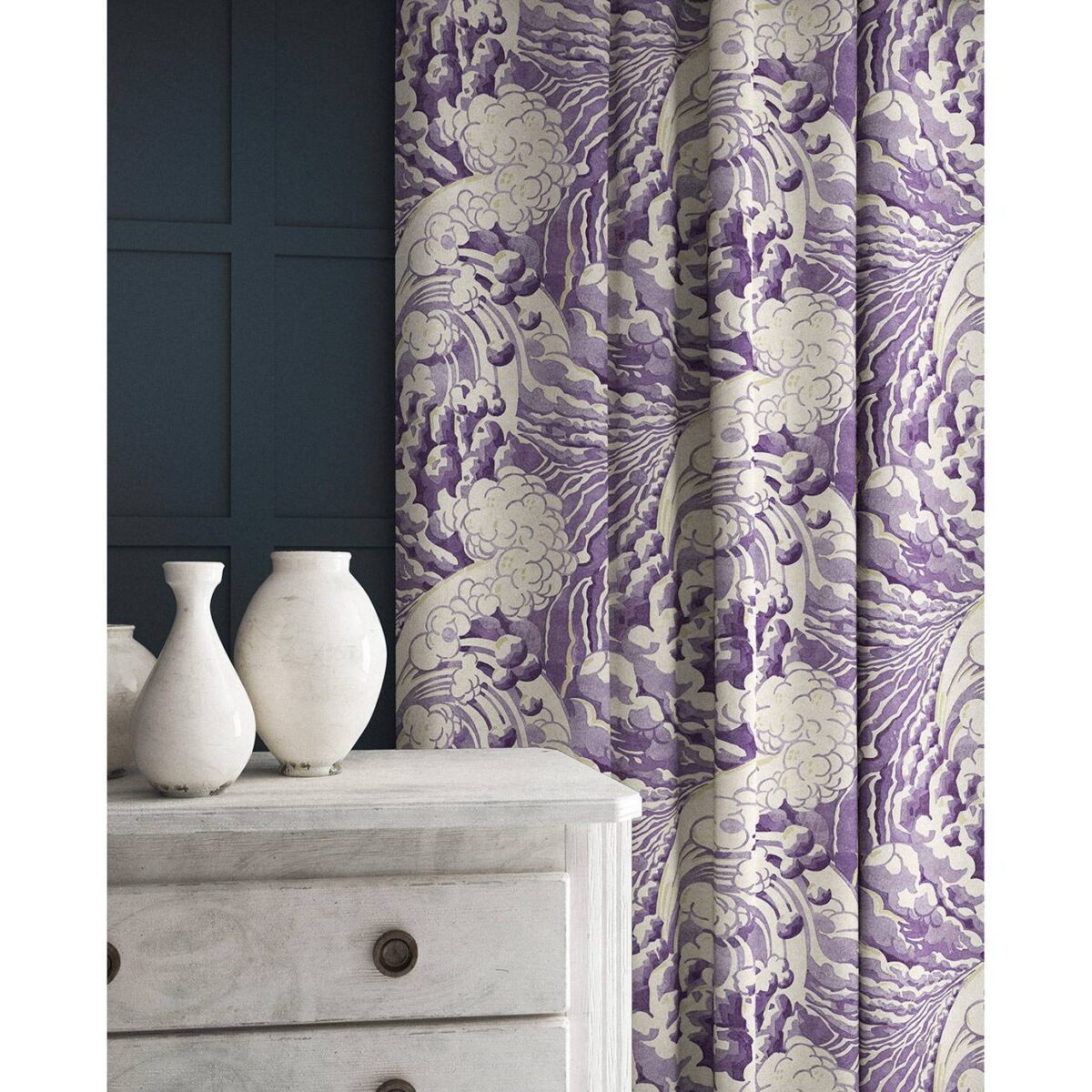 The Wave Fabric - Mauve from