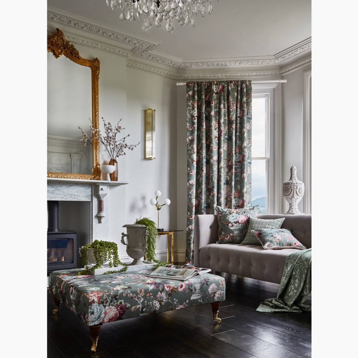 Clarence Fabric - Peony by Clarence Fabric - Peony from
