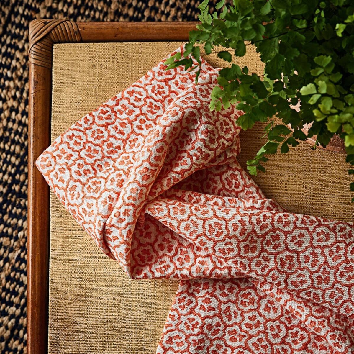 Hopscotch Fabric - Mustard by Hopscotch Fabric - Mustard from