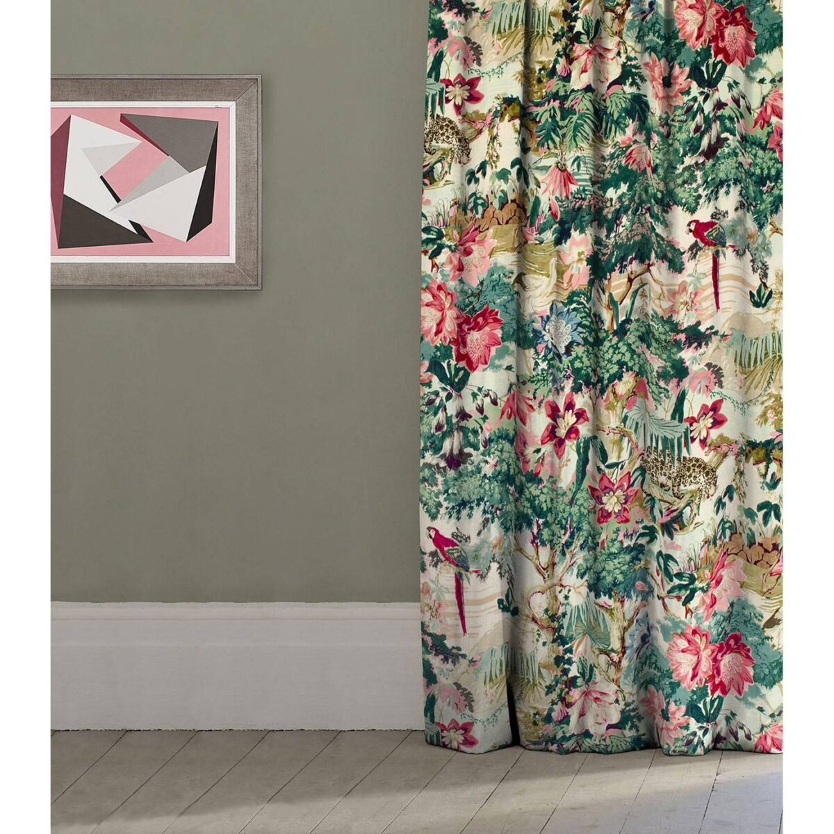 Jungle Rumble Velvet Fabric - Leopard by Jungle Rumble Velvet Fabric - Leopard from