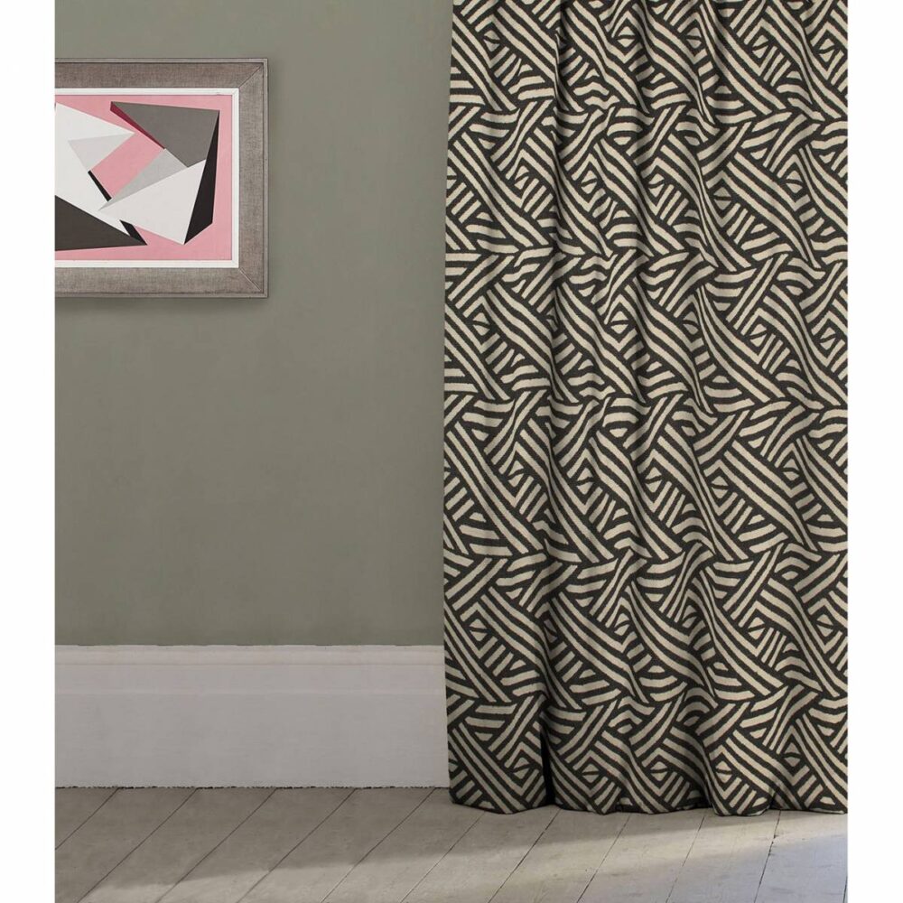 Pampas Fabric - Charcoal from