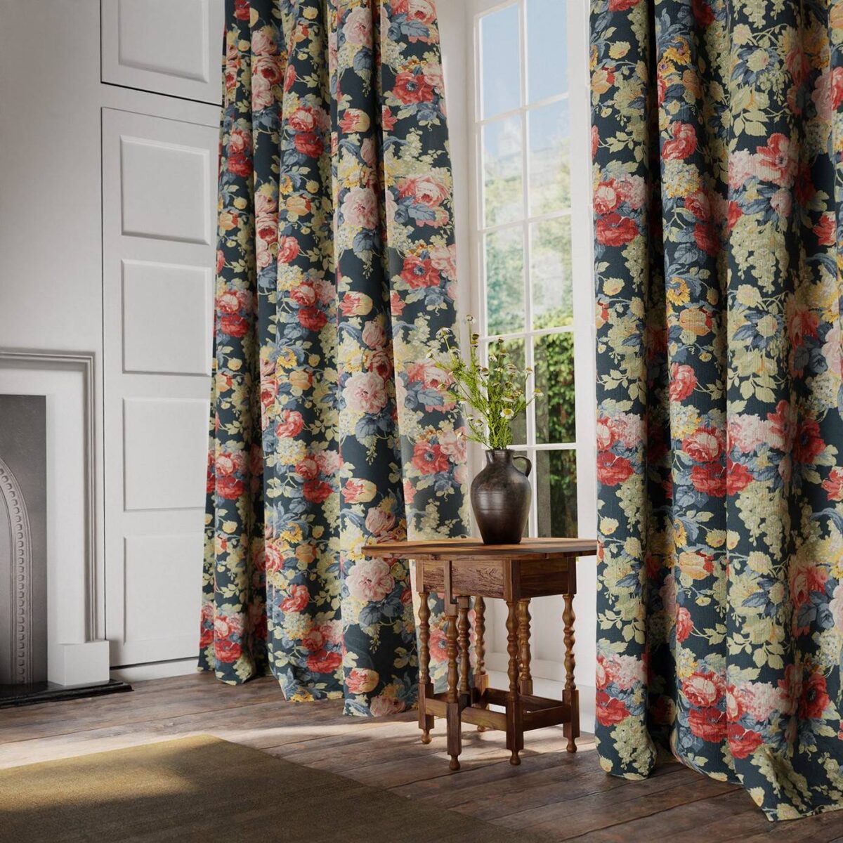Albertine Fabric - Charcoal by Albertine Fabric - Charcoal from
