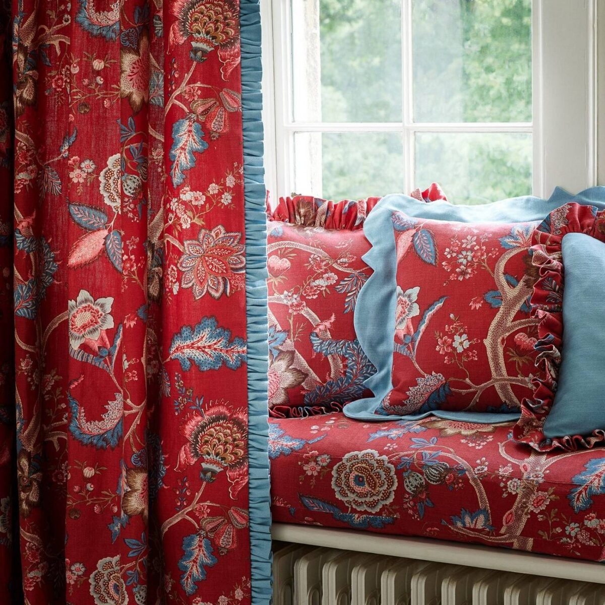 Kitty Fabric - Classic Red by Kitty Fabric - Classic Red from