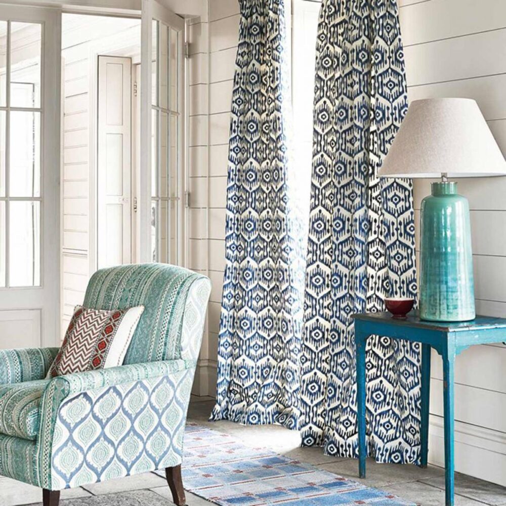 Malay Fabric - Blue by Malay Fabric - Blue from