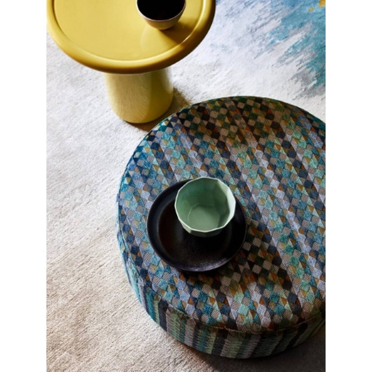 Kaleido Fabric - Teal / Green from