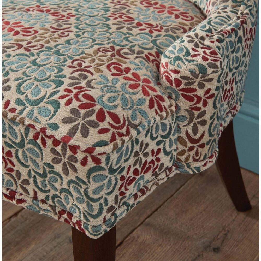 Rana Fabric - Ruby / Teal / Chocolate by Rana Fabric - Ruby / Teal / Chocolate from