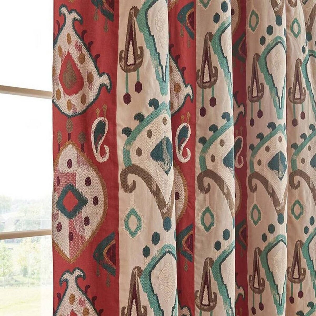 Khotan Fabric - Choc / Russet by Khotan Fabric - Choc / Russet from