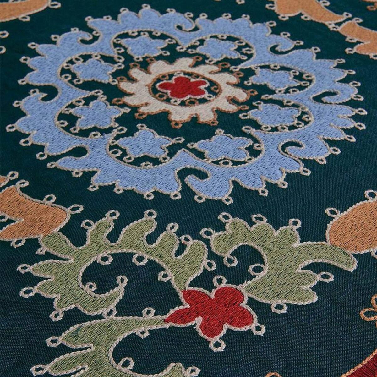 Maracanda Fabric - Indigo / Blue / Ivory by Maracanda Fabric - Indigo / Blue / Ivory from