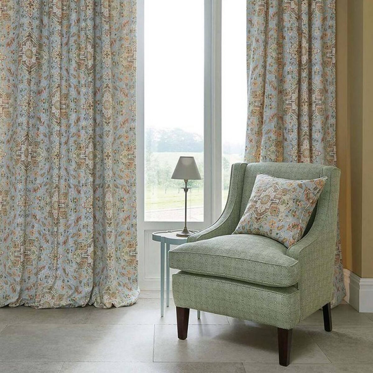 Samarra Fabric - Ochre by Samarra Fabric - Ochre from