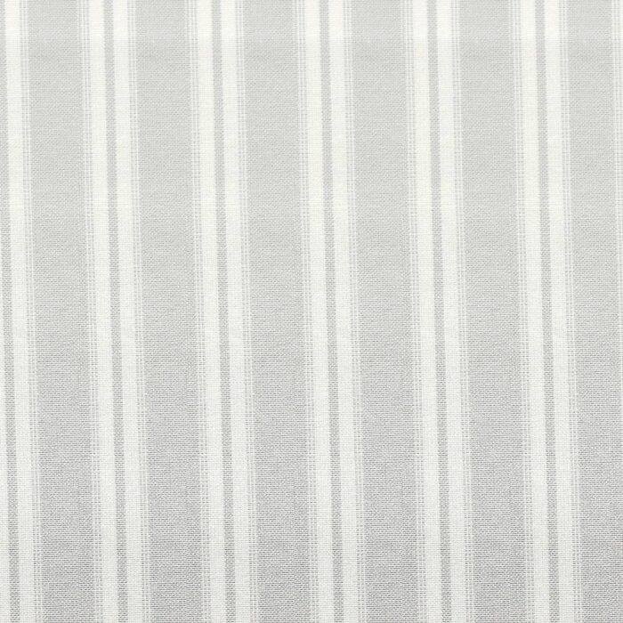 Linhope Stripe Fabric - Silver swatch