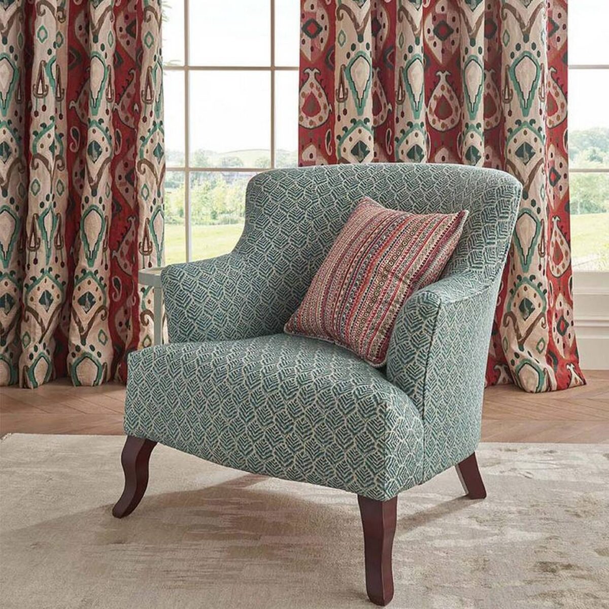 Miran Fabric - Aqua by Miran Fabric - Aqua from