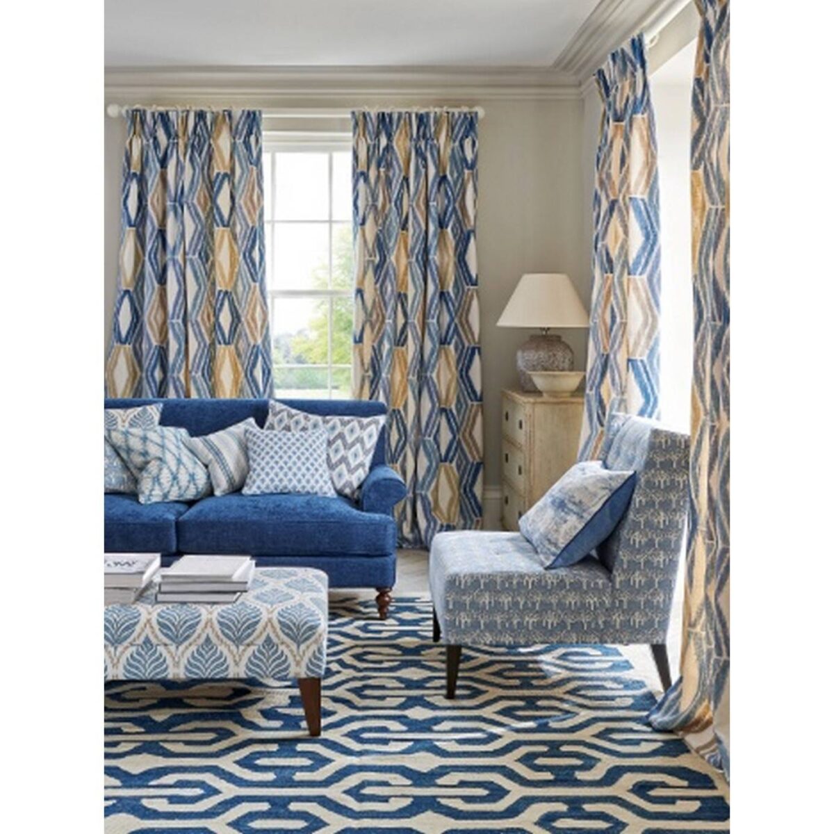 Palma Fabric - Sky Blue by Palma Fabric - Sky Blue from