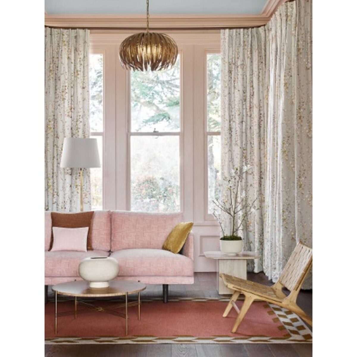 Palma Fabric - Soft Pink from