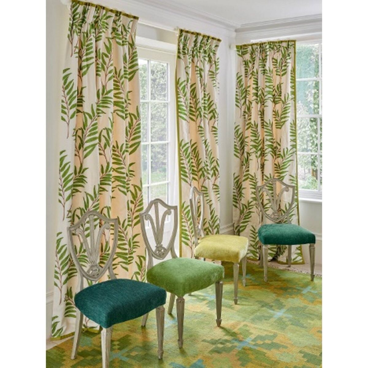 Palma Fabric - Bright Green by Palma Fabric - Bright Green from