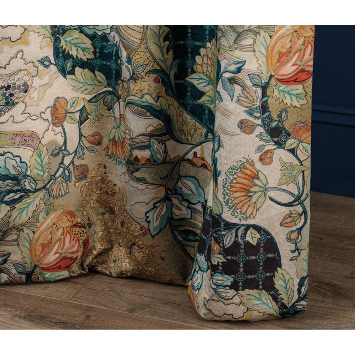 Hartfield Velvet Fabric - Mallard by Hartfield Velvet Fabric - Mallard from