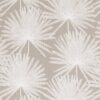 black-grey botanical cotton fabric from Romo
