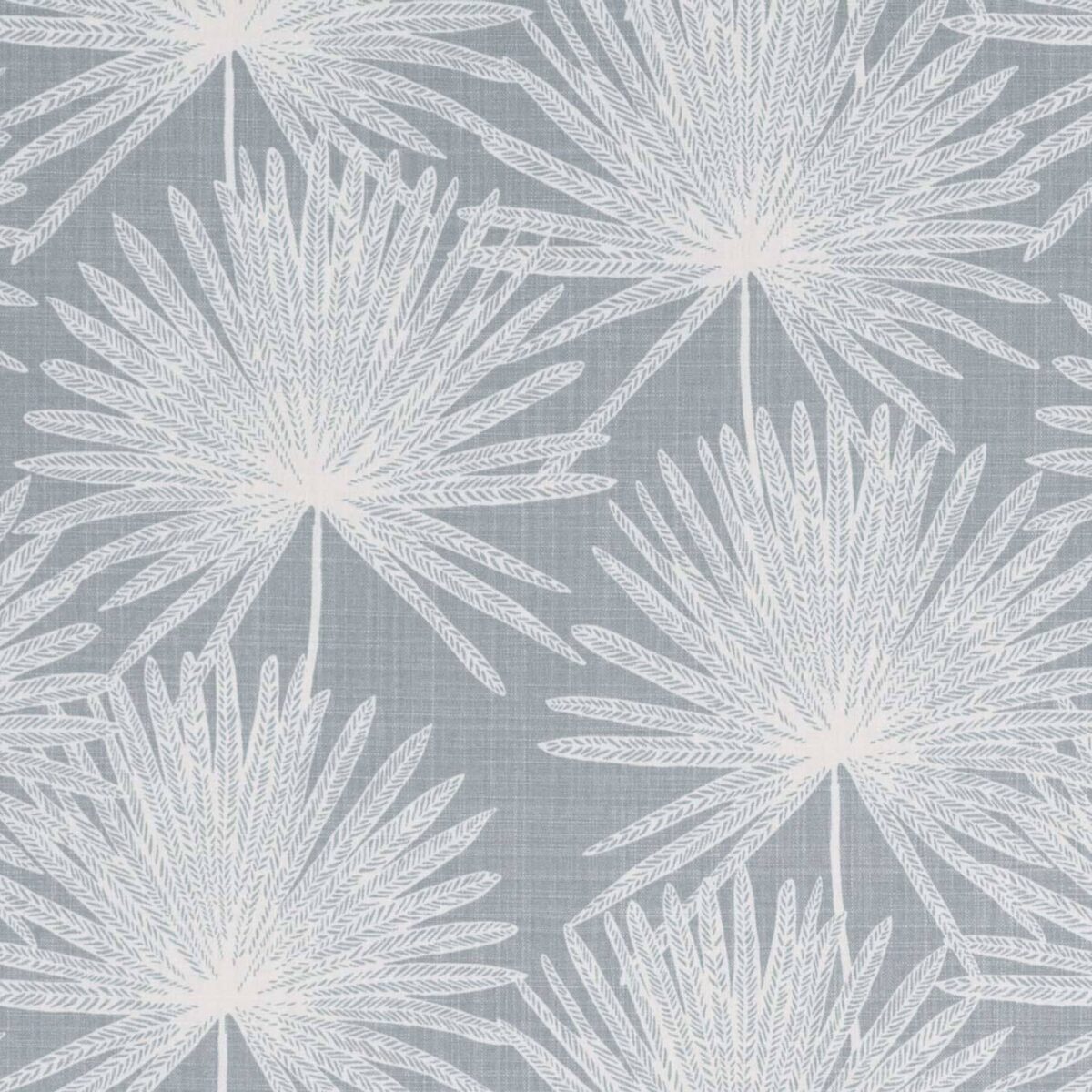 Camansi Fabric - Cirrus by black-grey botanical cotton fabric from Romo