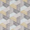 multicolour geometric cotton fabric from Romo