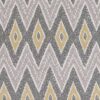 black-grey geometric cotton fabric from Romo