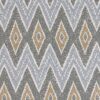 black-grey geometric cotton fabric from Romo