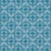 blue geometric cotton fabric from Romo