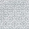 black-grey geometric cotton fabric from Romo