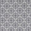 black-grey geometric cotton fabric from Romo