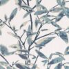 blue botanical cotton fabric from Romo