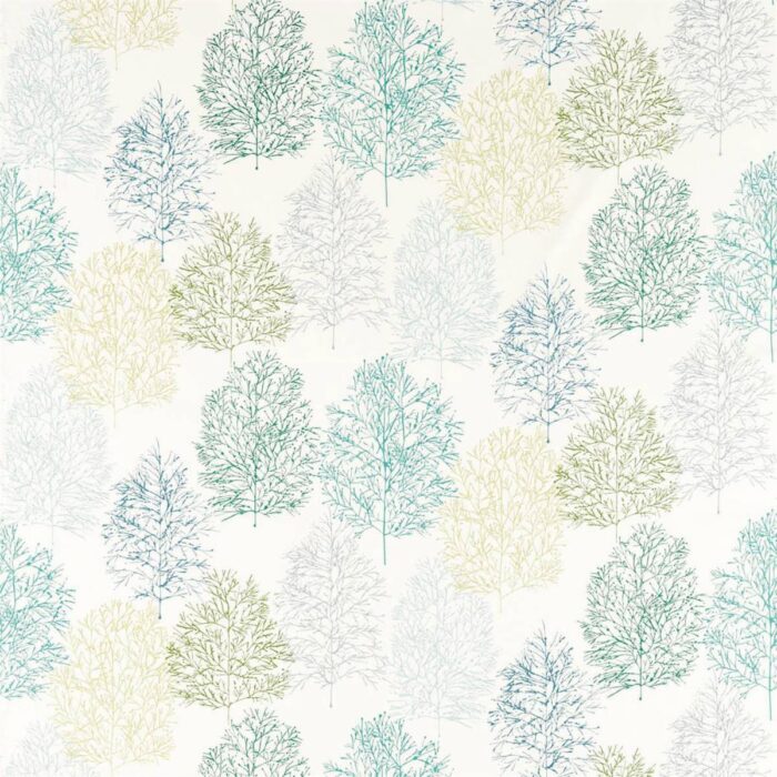Soetsu Fabric - Kiwi / Slate swatch