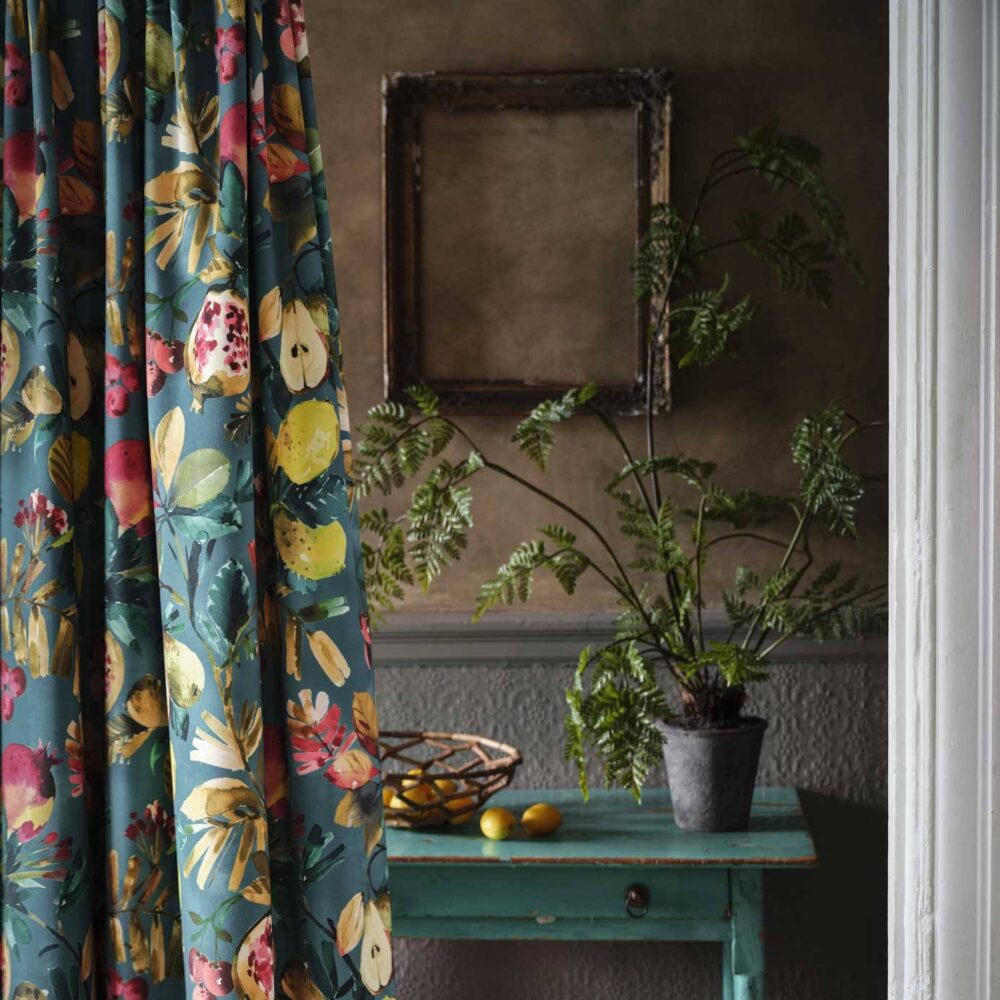 Fruta Fabric - Ochre Velvet from