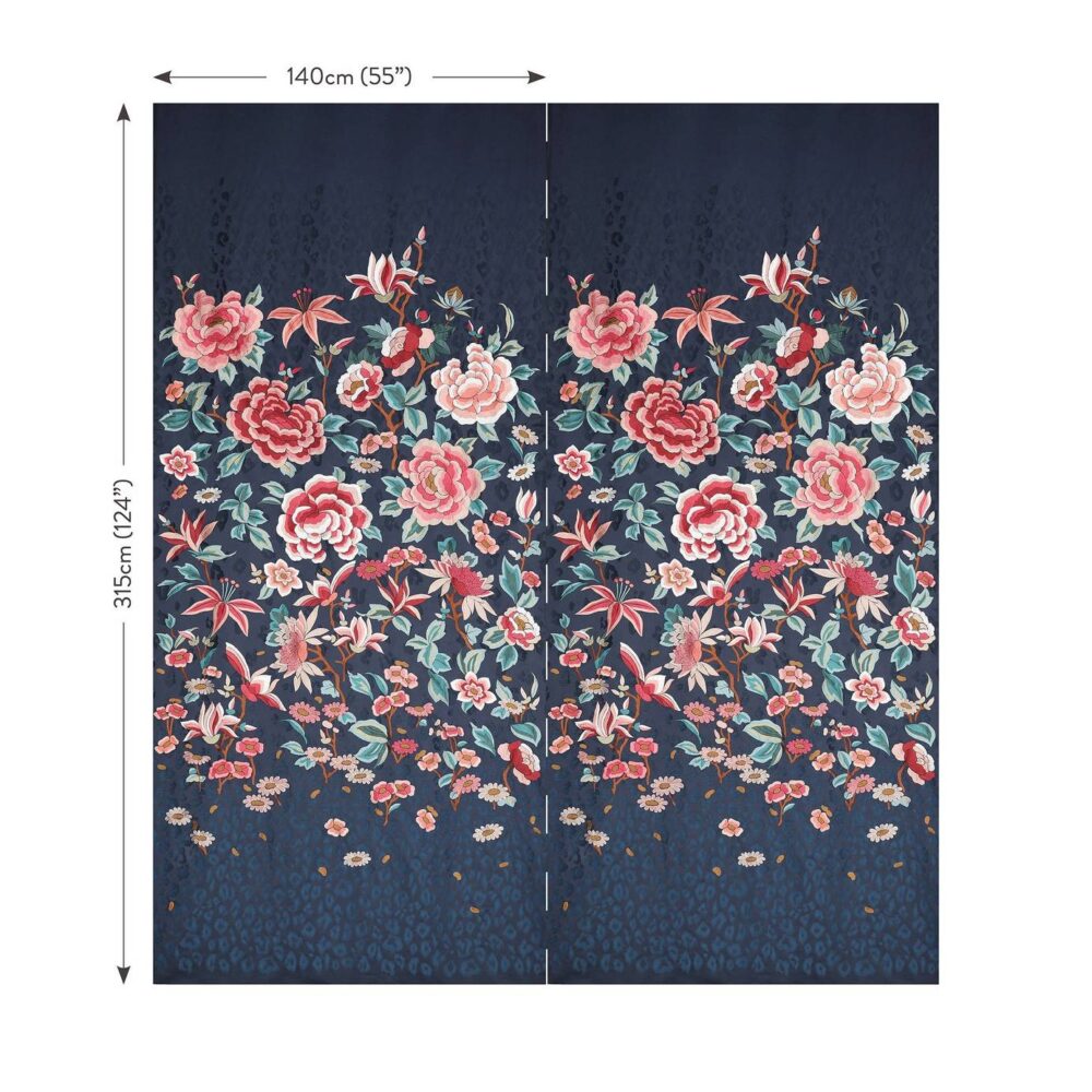 Lavinia Panel Fabric - Orient from