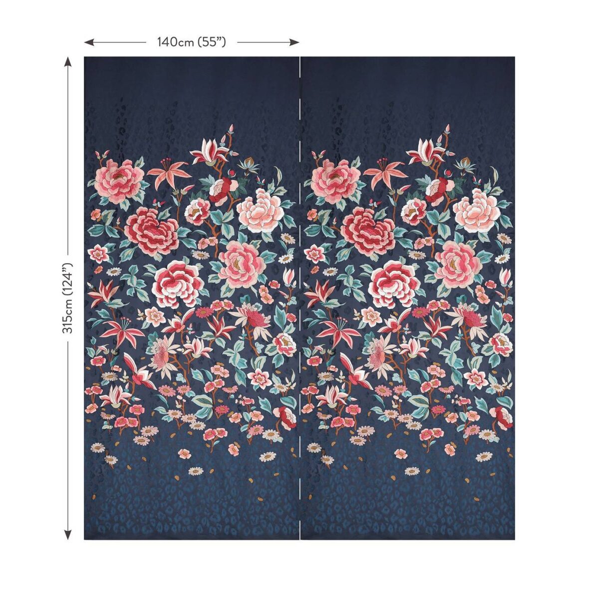 Lavinia Panel Fabric - Orient from