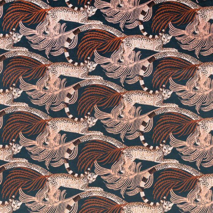 Delilah Velvet Fabric - Sienna swatch