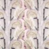 pink botanical embroideried fabric from Romo