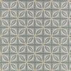 black-grey geometric jacquard fabric from Romo