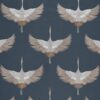 black-grey animal embroideried fabric from Kai