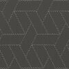 black-grey geometric jacquard fabric from Kai
