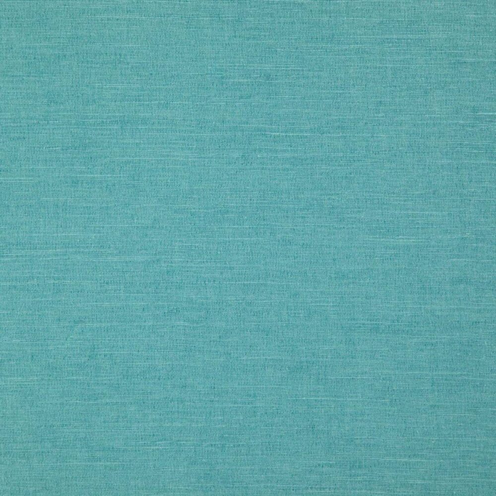 Riviera Fabric - Turquoise by blue plain silk-satin fabric from Wemyss