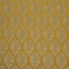 yellow botanical jacquard fabric from Kai