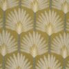 yellow botanical embroideried fabric from Kai