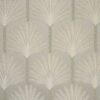 black-grey botanical embroideried fabric from Kai