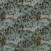 black-grey animal embroideried fabric from Kai
